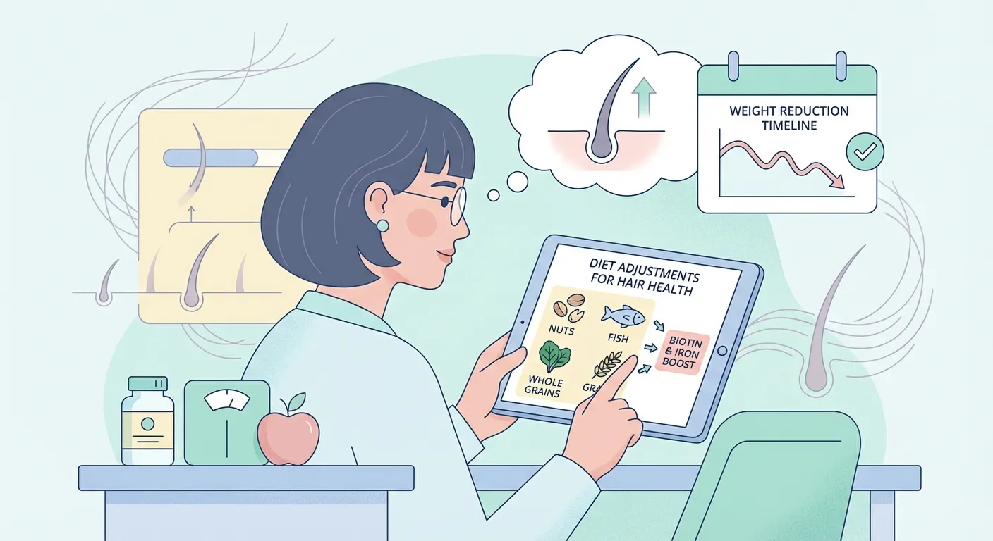 Dieta redukcyjna a wypadanie włosów - jak schudnąć bez utraty włosów